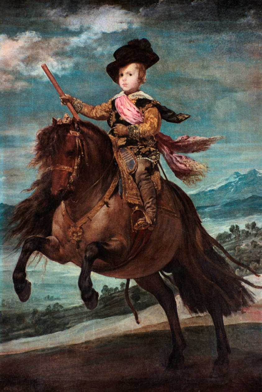 Princ Baltasar Carlos na koni, 1635-36. od Diego Velázquez