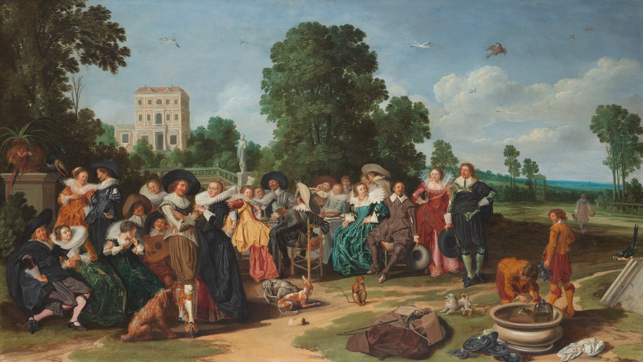 Venku od Dirck Hals