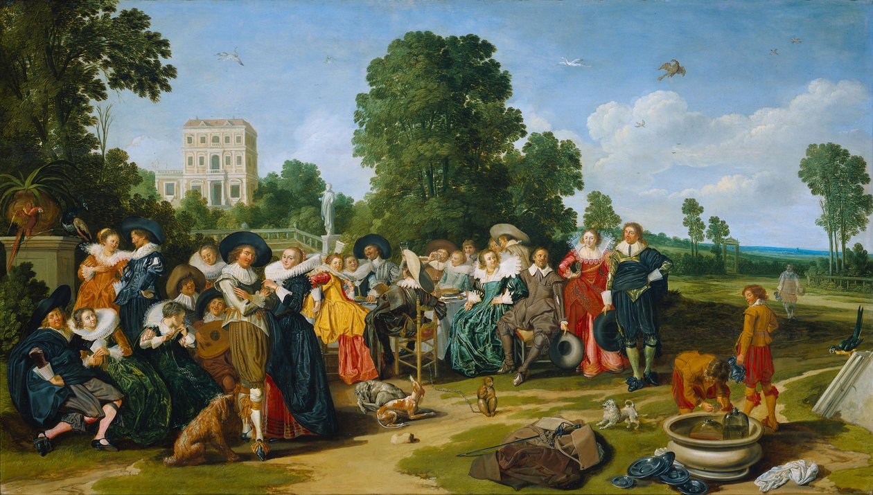 Fête champêtre od Dirck Hals