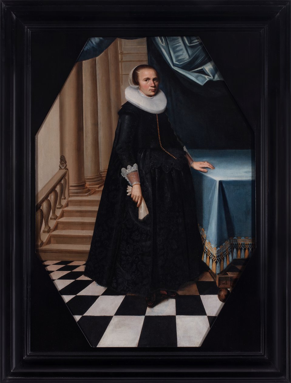 Portrét dámy od Dirck Santvoort