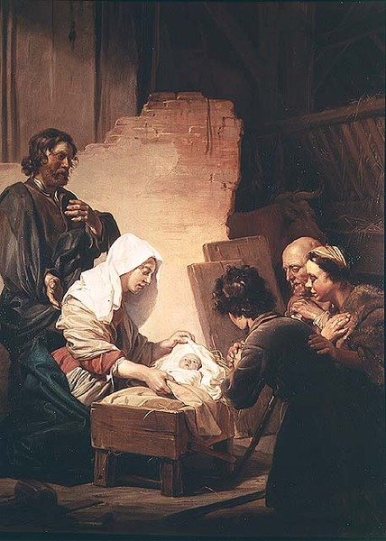 Klanění pastýřů od Dirck de Bray
