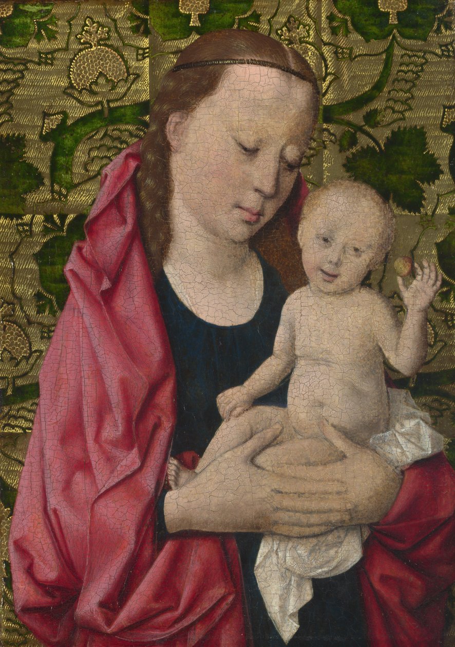 Panna a dítě, asi 1465 od Dirk Bouts