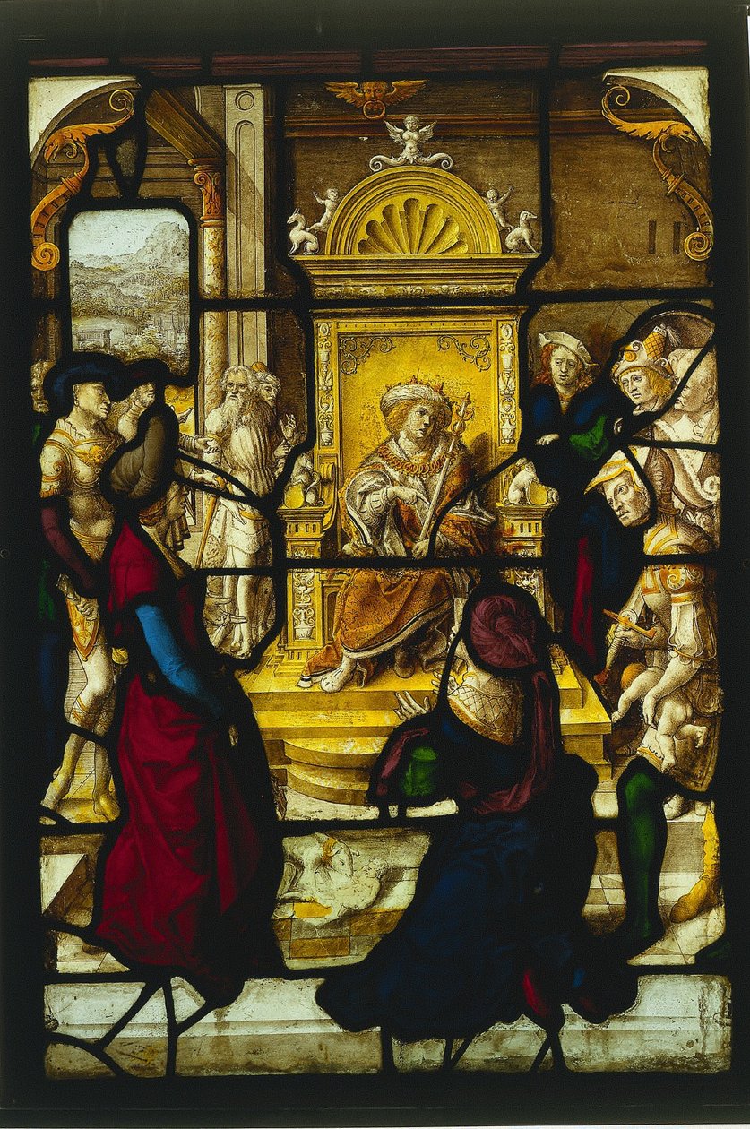 Šalamounův soud, c. 1530. od Dirk Vellert
