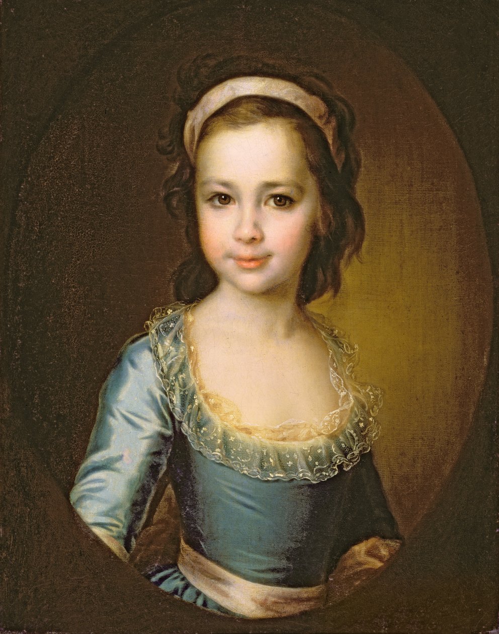 Portrét hraběnky Anny Artěmjevny Voroncovové (1777-1836) 80. léta 17. století od Dmitri Grigorievich Levitsky
