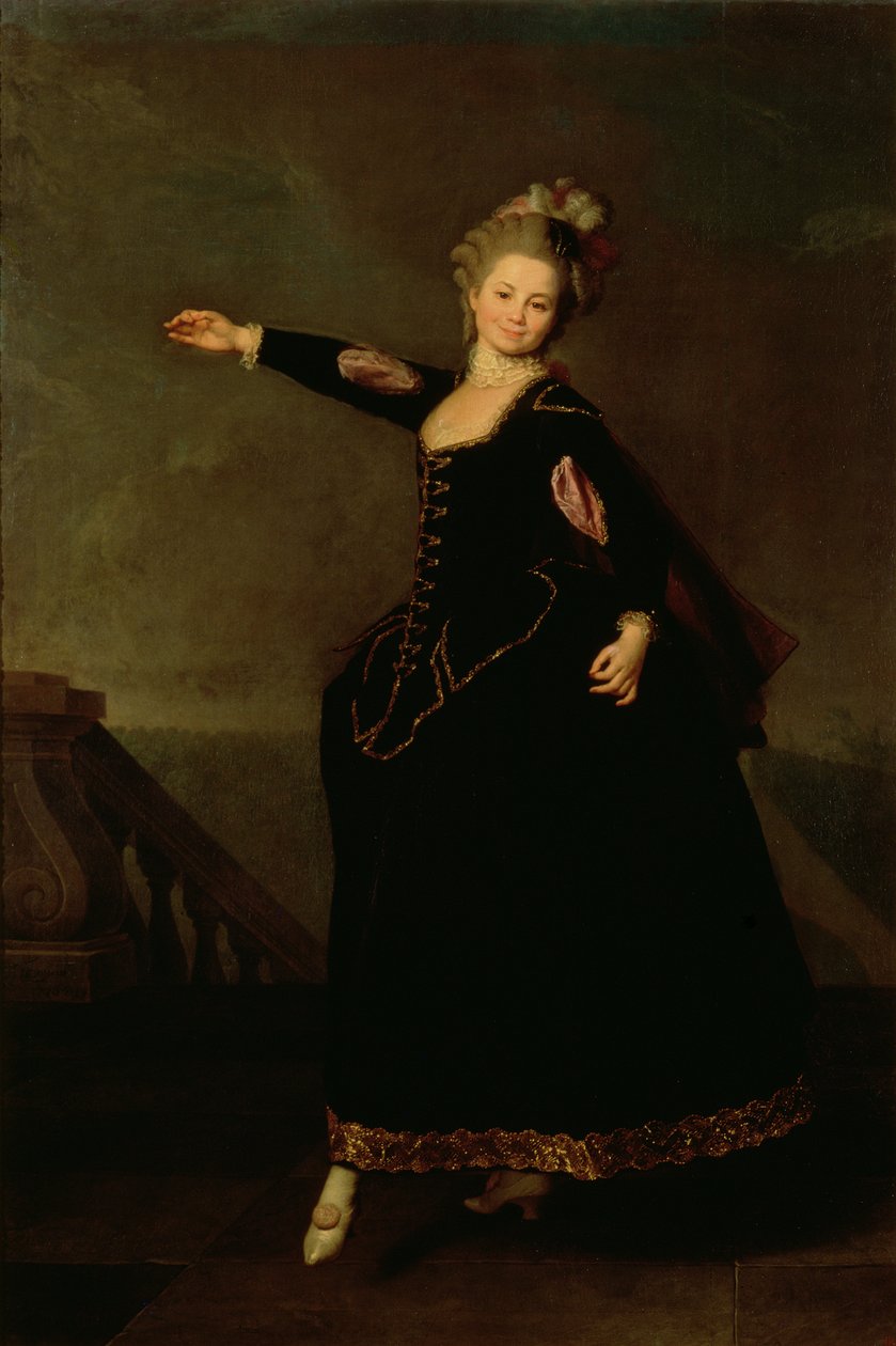 Portright of Natalia Semyonovna Borshova (1758-1843) 1776 od Dmitri Grigorievich Levitsky