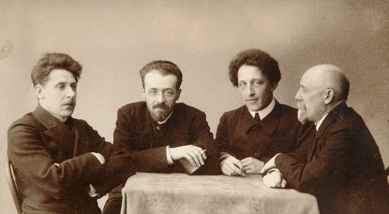 Čtyři ruští básníci, počátek 20. století. od Dmitri Spiridonovich Zdobnov