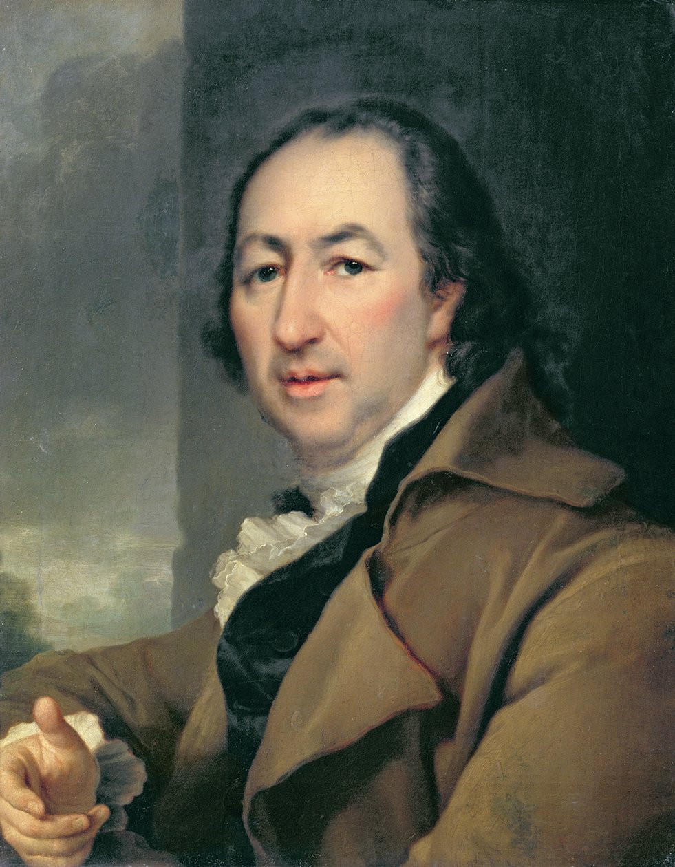 Portrét ruského autora Nikolaje Ivanoviče Novikova, 1797 (1744-1818) od Dmitri Grigorievich Levitsky