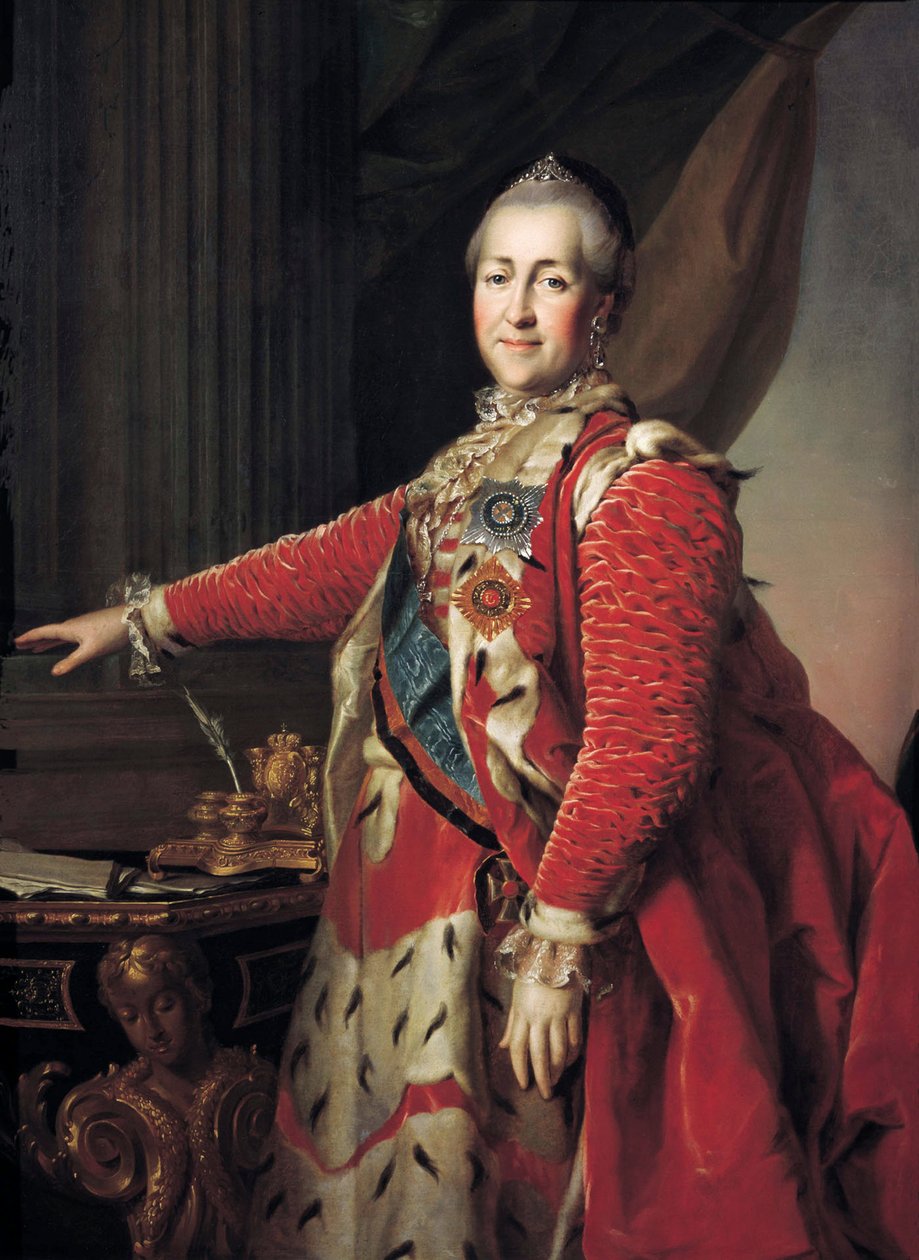 Kateřina Veliká, císařovna Ruska, 1782. od Dmitri Grigorievich Levitsky