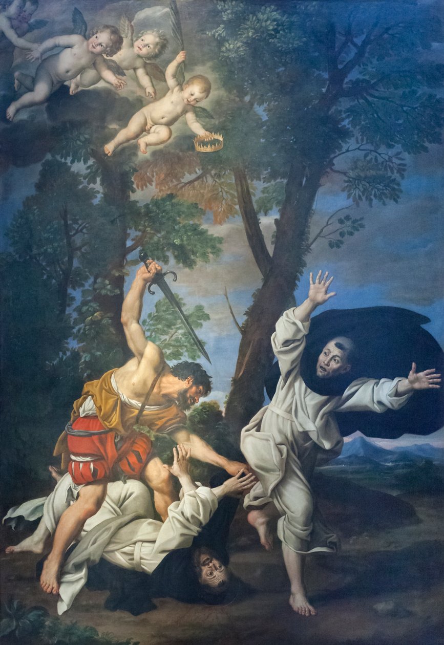 Umučení svatého Petra z Verony od Domenichino (1581 1641)