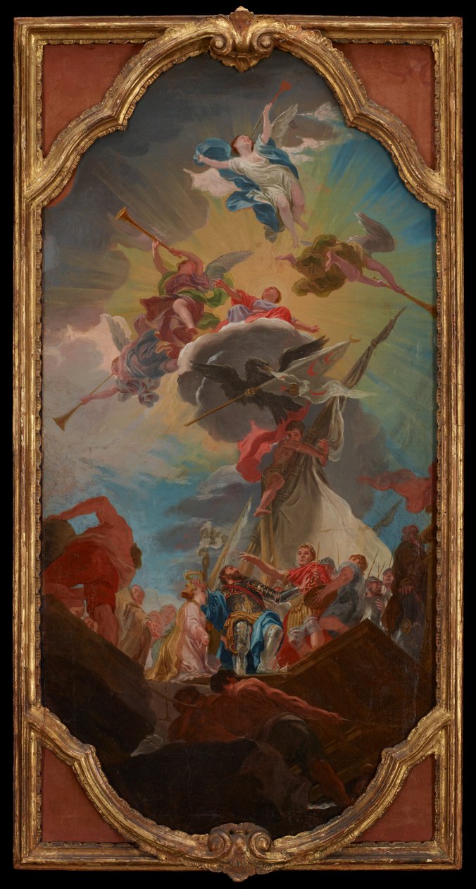 Glorification of Andrea Doria, c.1750-68 od Domenico Corvi