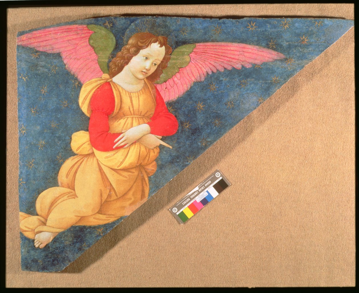 Anděl: Panel z Figline oltáře od Domenico Ghirlandaio