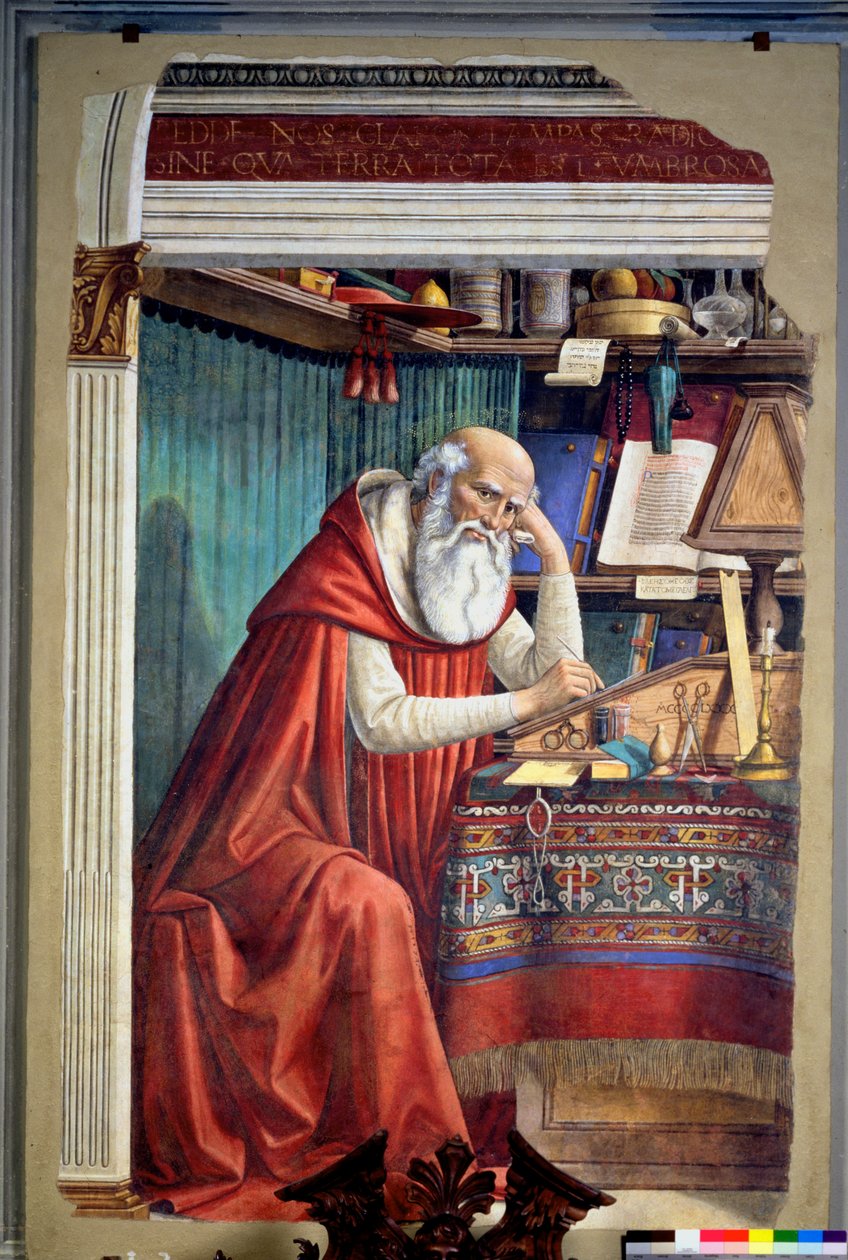 St. Jeroným ve své studii, 1480 (podrobnosti viz 44344) od Domenico Ghirlandaio