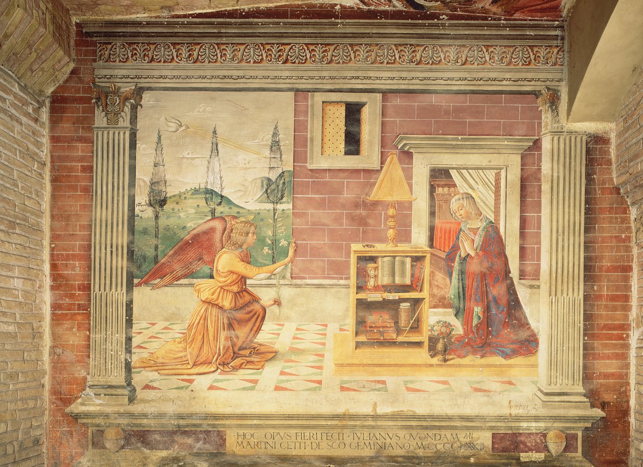 Zvěstování od Domenico Ghirlandaio