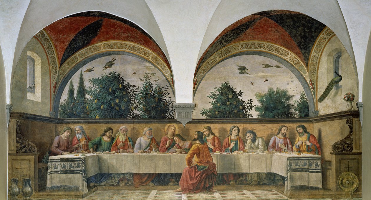 Poslední večeře, 1480 od Domenico Ghirlandaio