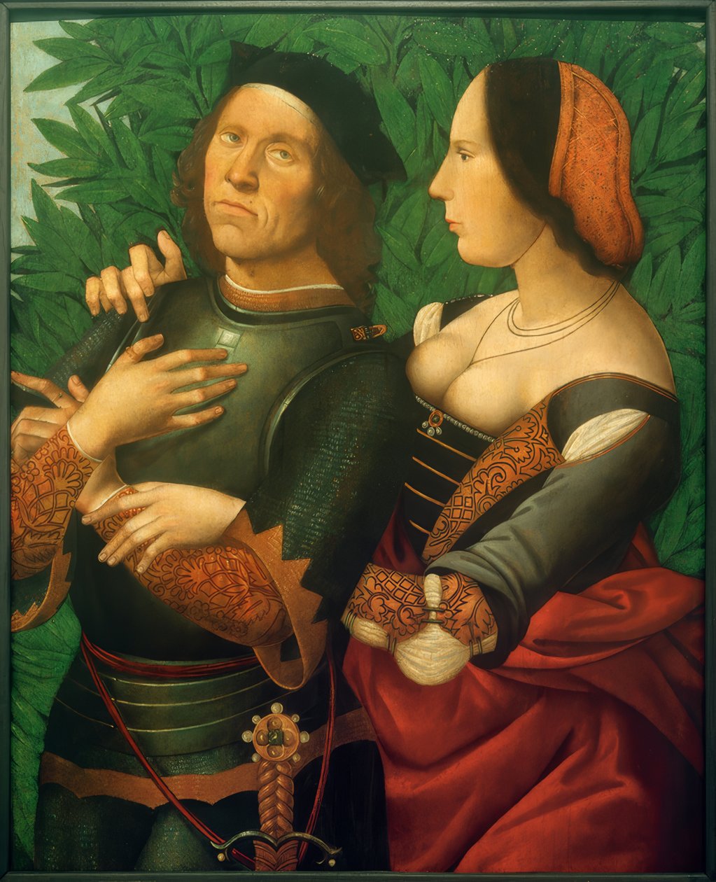 Rytíř a dáma od Domenico Panetti