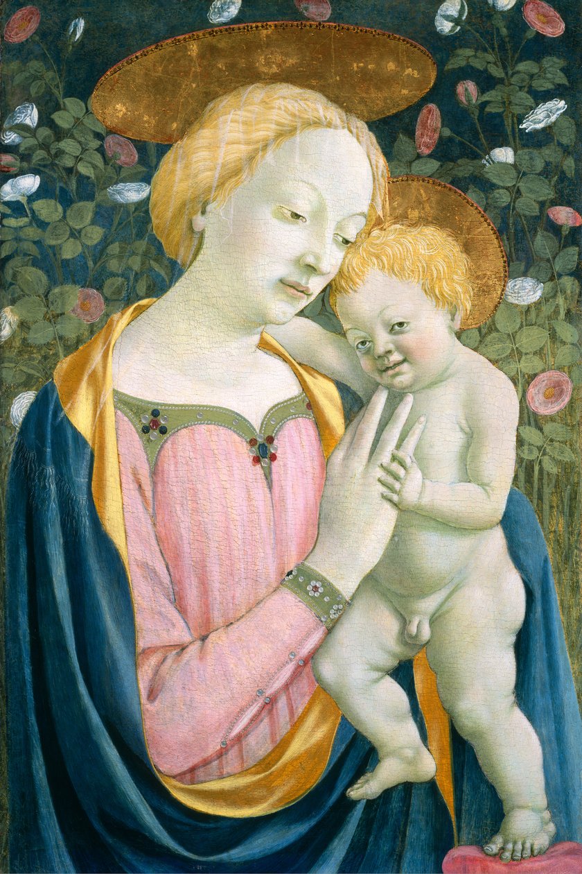 Madonna a dítě od Domenico Veneziano
