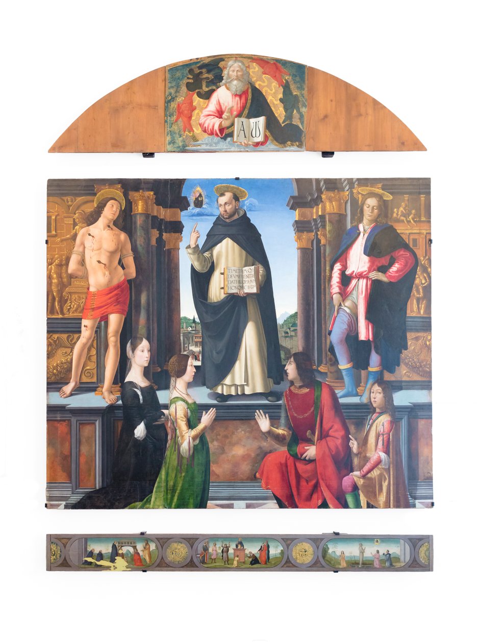 Oltářní obraz sv. Vincent Ferrer od Domenico (1449 94) Ghirlandaio