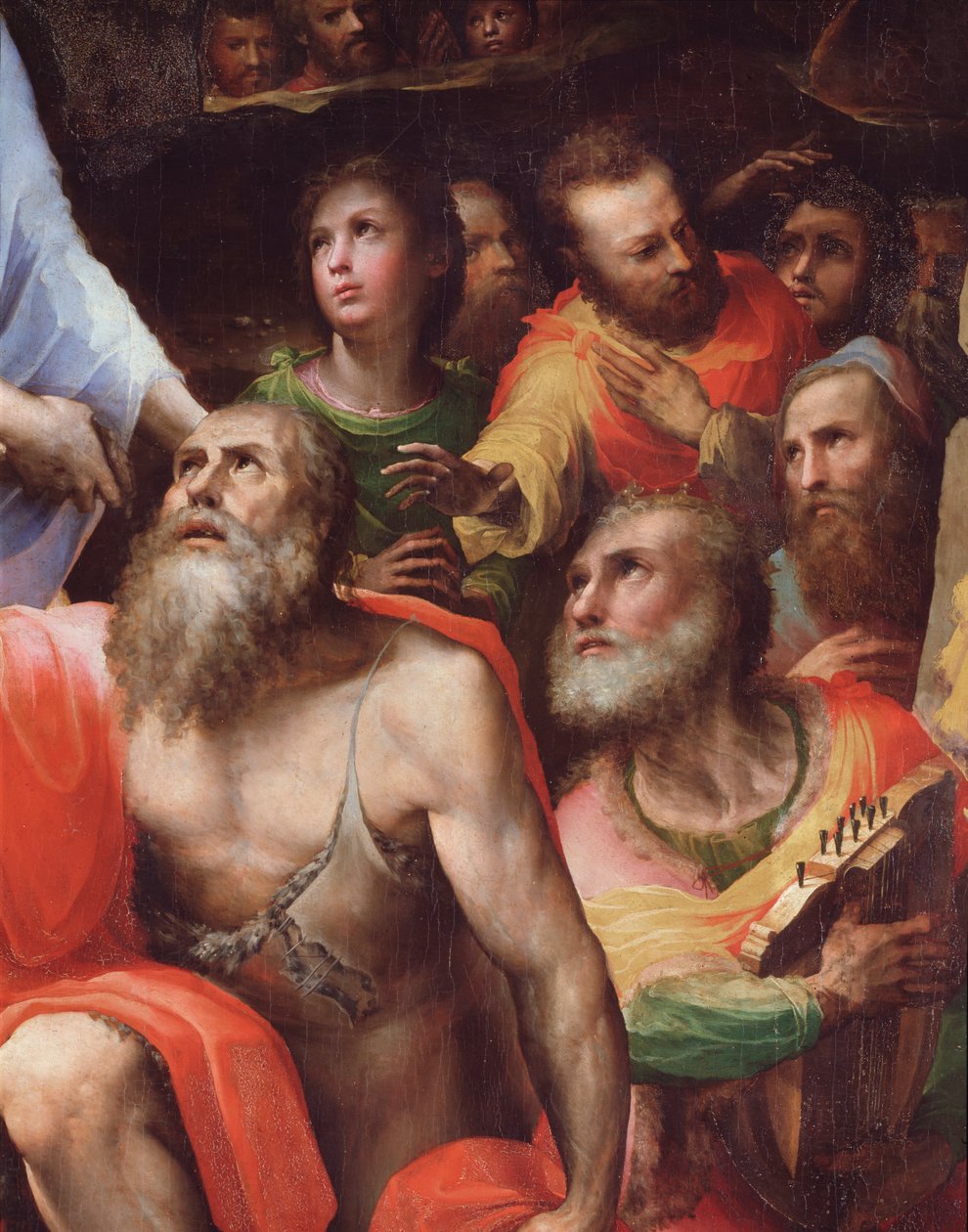 Sestup Krista do limba, detail (malba od Domenico Beccafumi