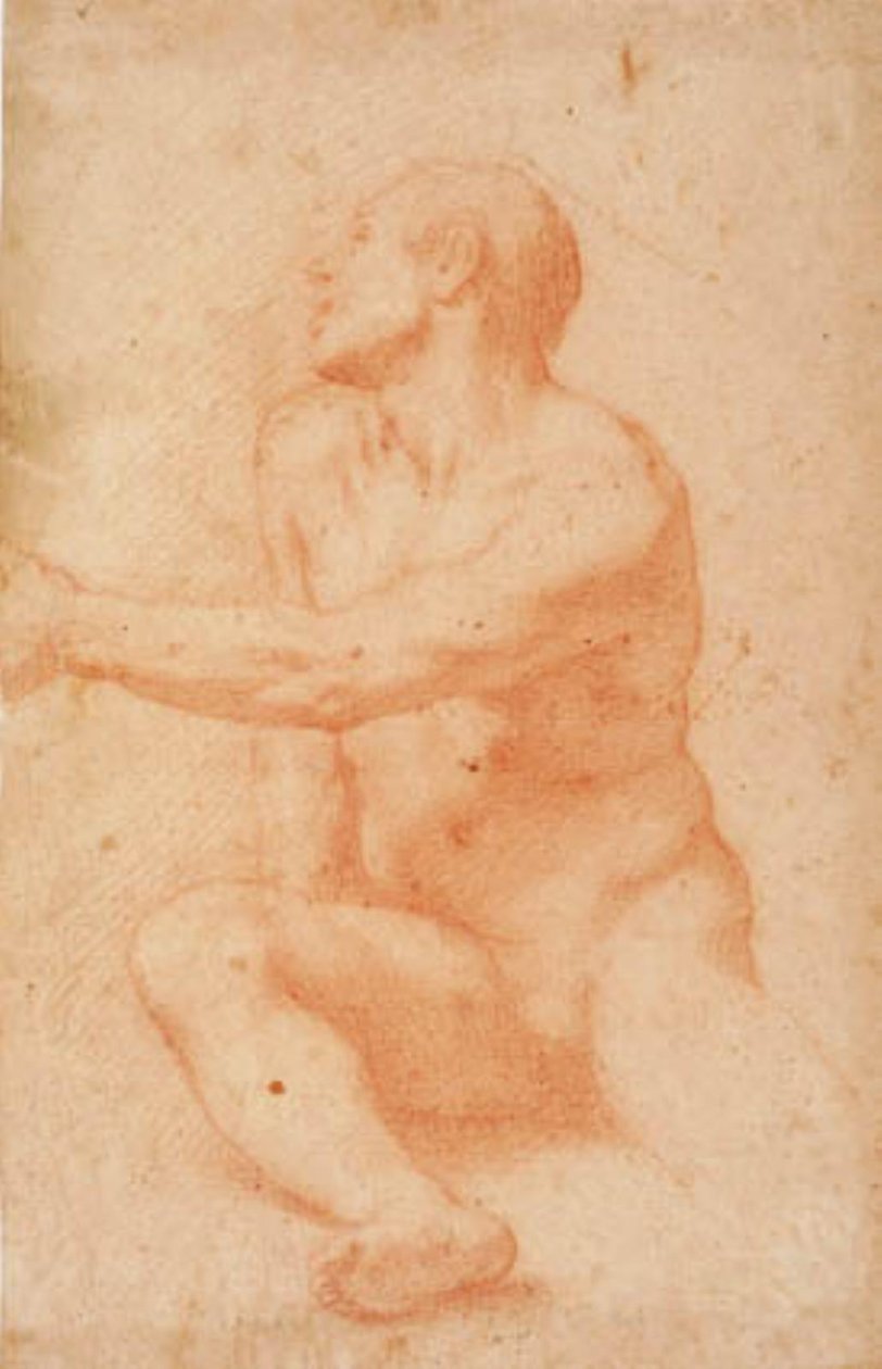 Sedící nahá od Domenico Cresti
