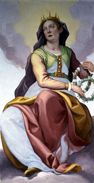Alegorie věrnosti (freska) od Domenico Cresti Passignano