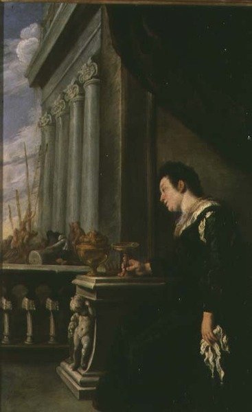 Artemisia (panel) od Domenico Fetti or Feti