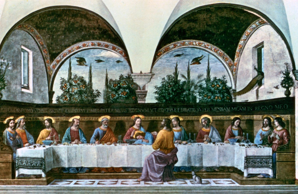 Poslední večeře, 1480. od Domenico Ghirlandaio