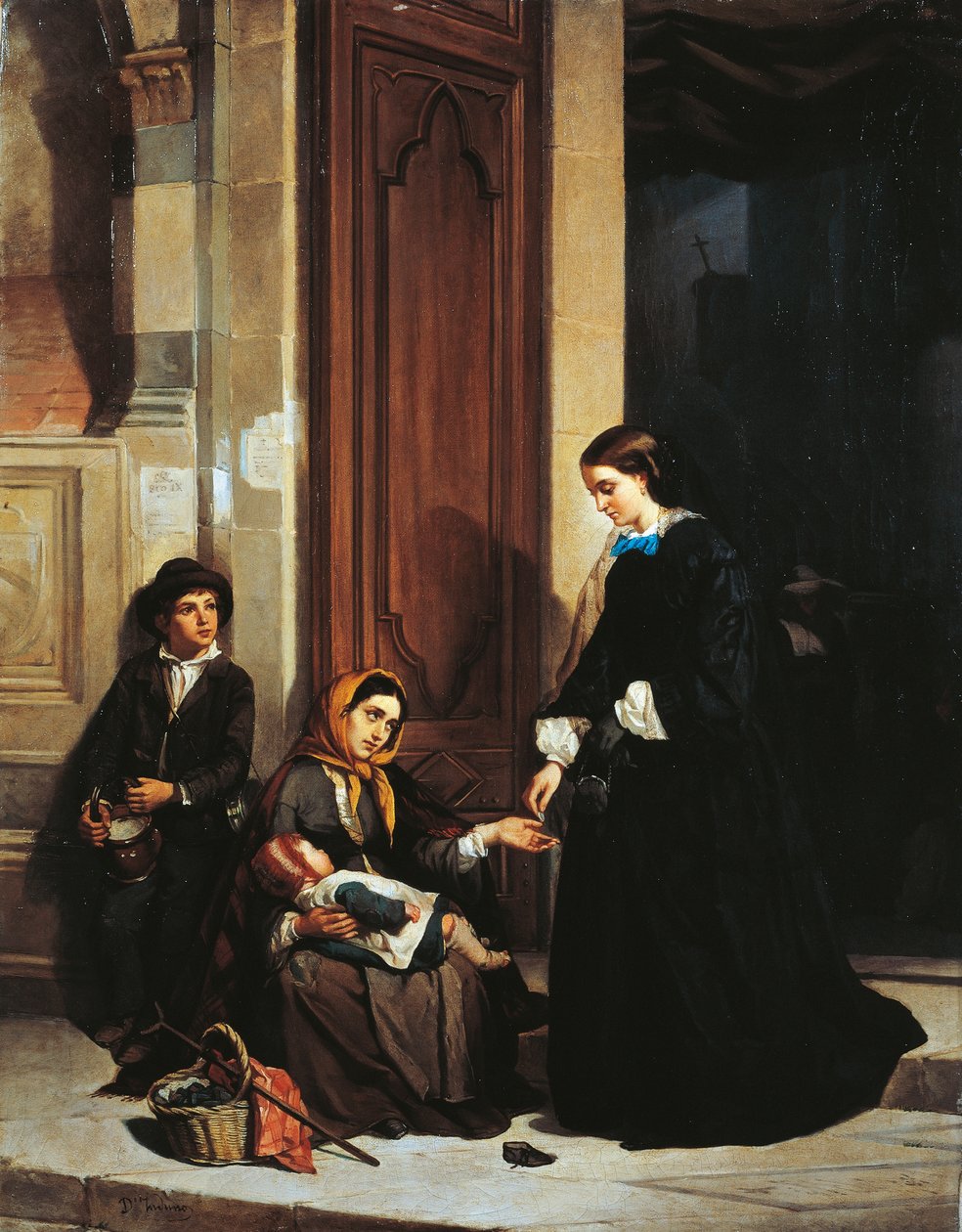 Charita, Induno Domenico od Domenico Induno
