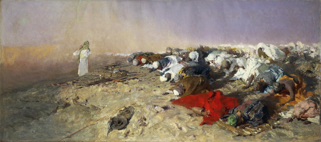 Kázání Mohameda od Domenico Morelli