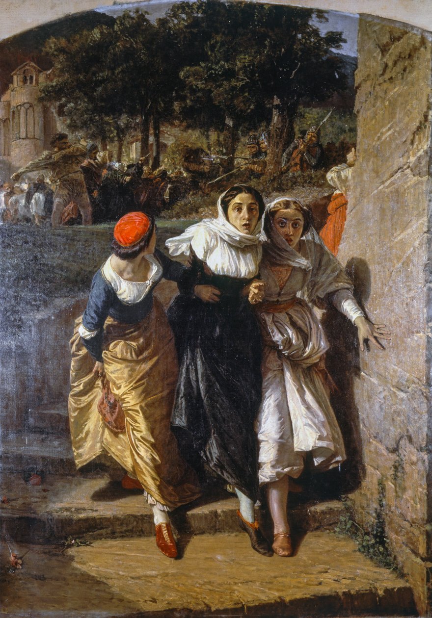 Sicilské nešpory od Domenico Morelli