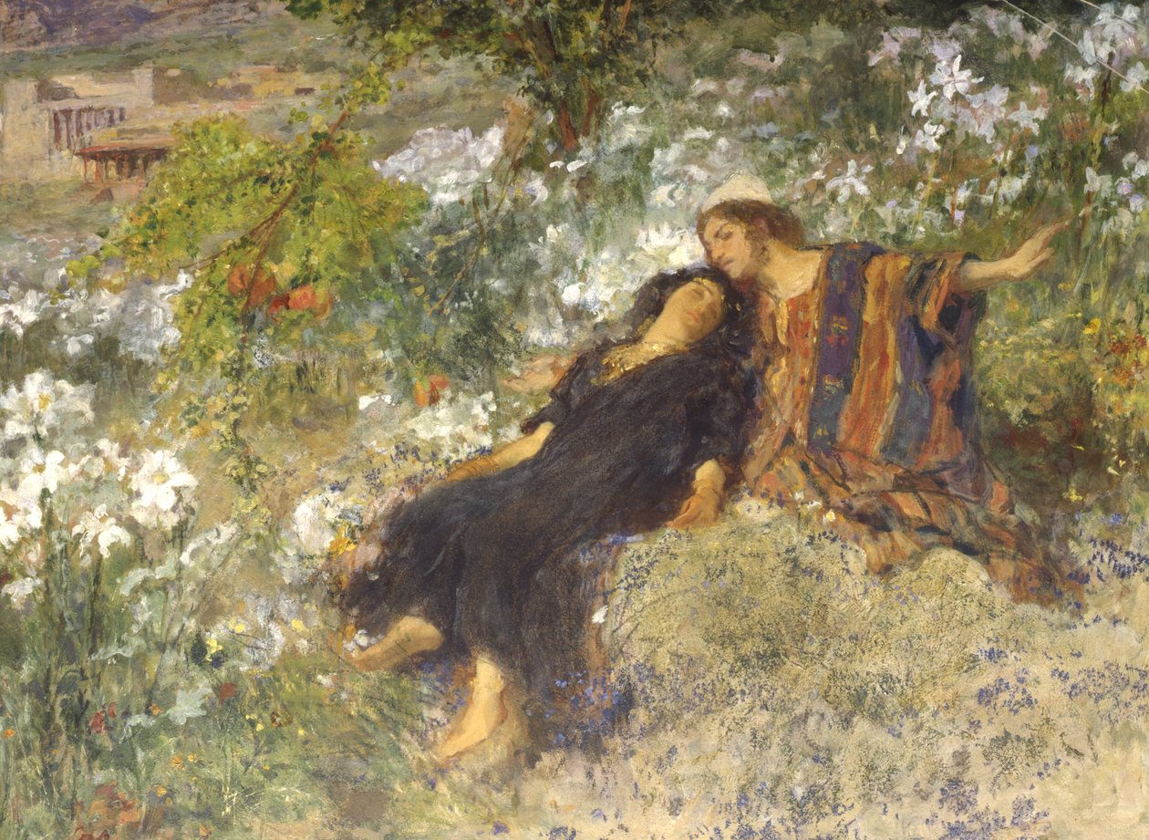 Píseň písní od Domenico Morelli