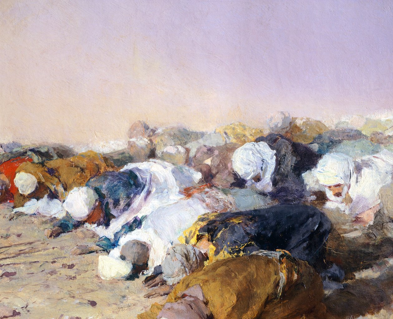 Kázání Mohameda od Domenico Morelli