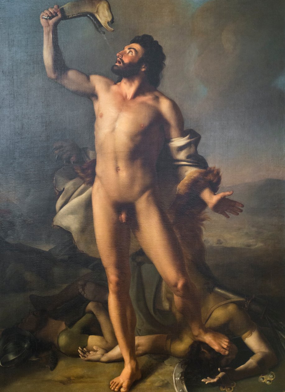 Samson (öljy kankaalle) od Domenico Pellegrini