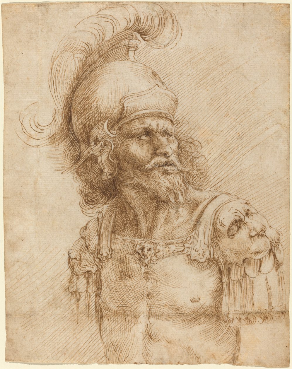 Voják s přilbou od Domenico Peruzzini