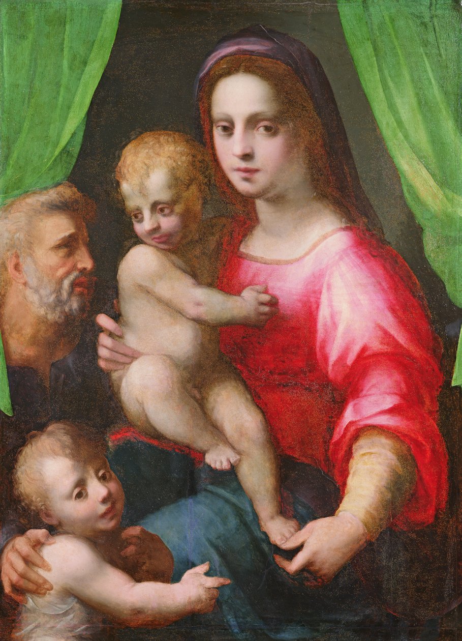 Svatá rodina od Domenico Puligo