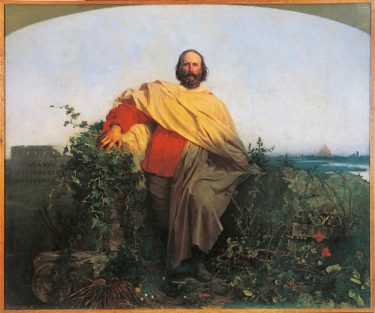 Garibaldi v Římě od Domenico Russo