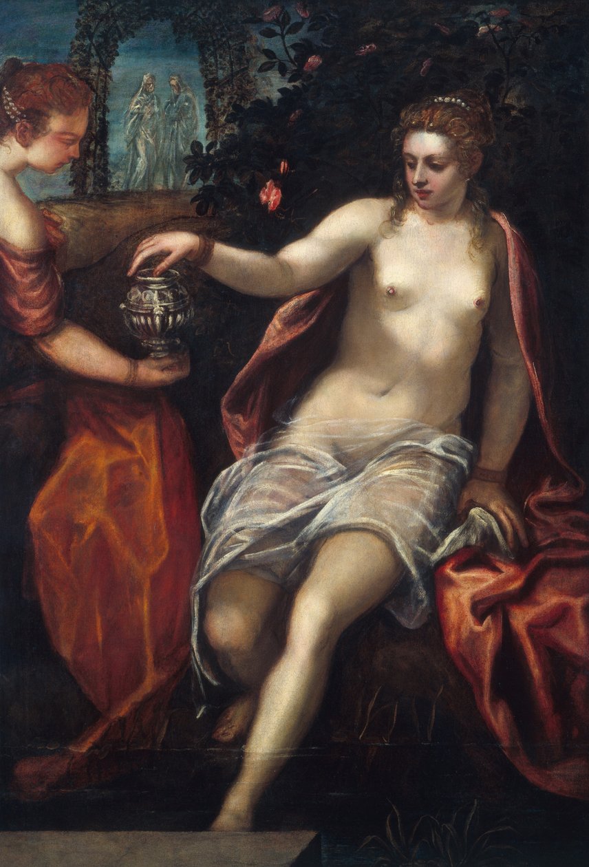 Susanna, c. 80. léta 16. století. od Domenico Tintoretto