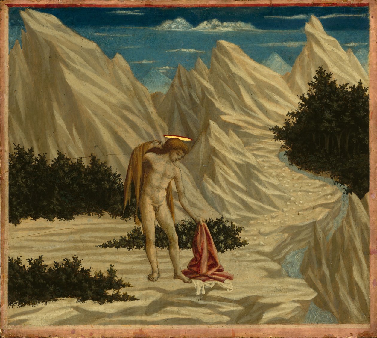 Svatý Jan v poušti, c. 14451450. od Domenico Veneziano