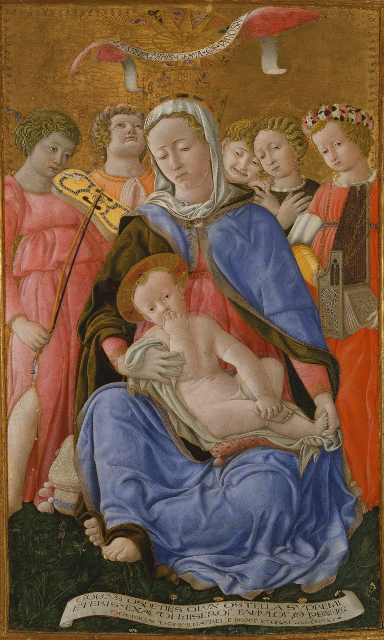 Nöyryyden Madonna od Domenico di Bartolo