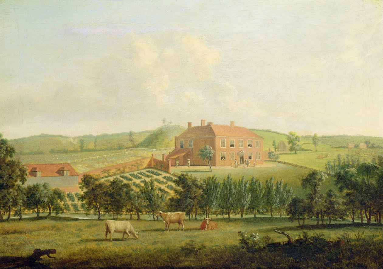 Saint Vincents, Near West Malling, Kent, kolem roku 1779 od Dominic Serres