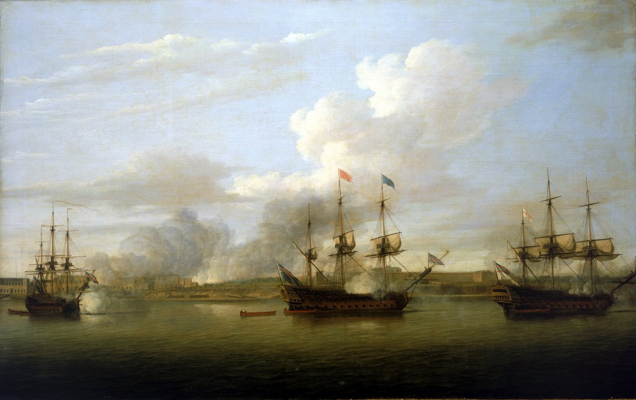 Dobytí Chandernagore, březen 1757 od Dominic Serres
