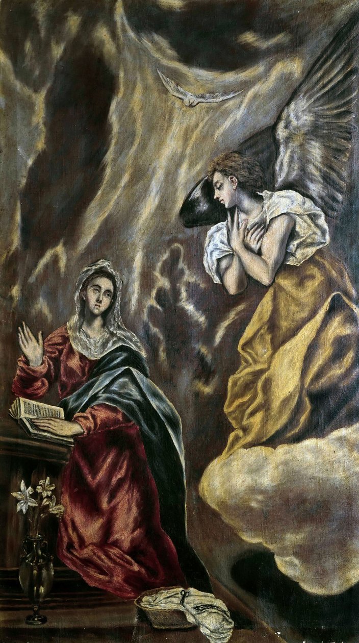 Zvěstování, c. 1610. od Dominico El Greco