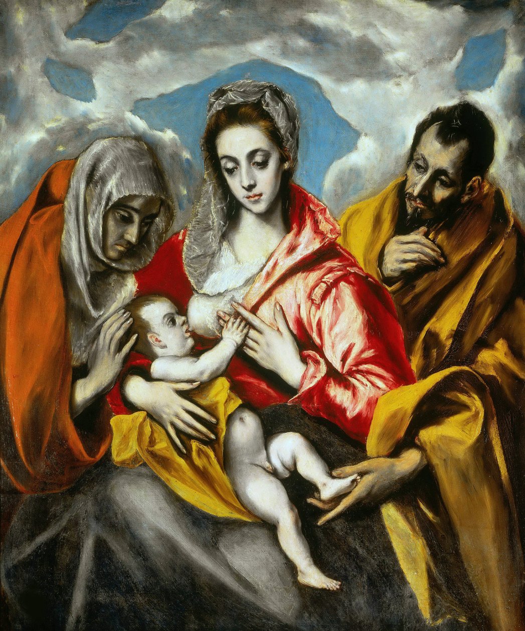 Svatá rodina, 1595. od Dominico El Greco