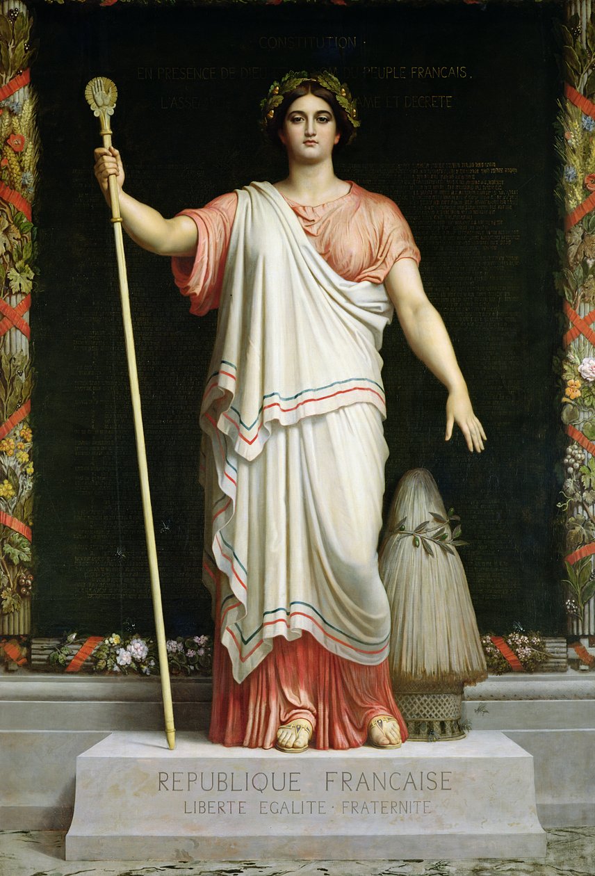 Alegorie republiky, 1848 od Dominique Louis Papety