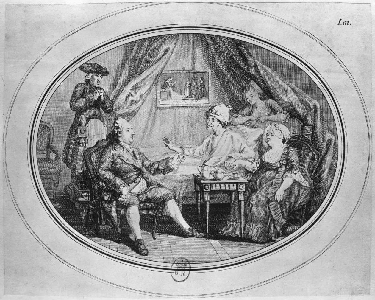 Oběd ve Ferney, 4. července 1775 od Dominique Vivant Denon