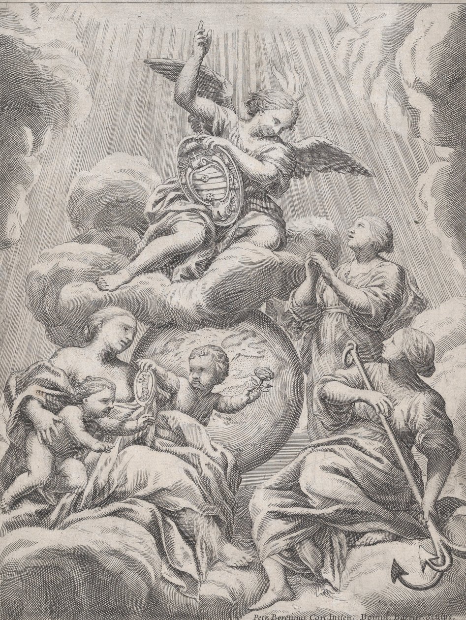 Víra, naděje a láska, 1630-78. od Dominique Barriere