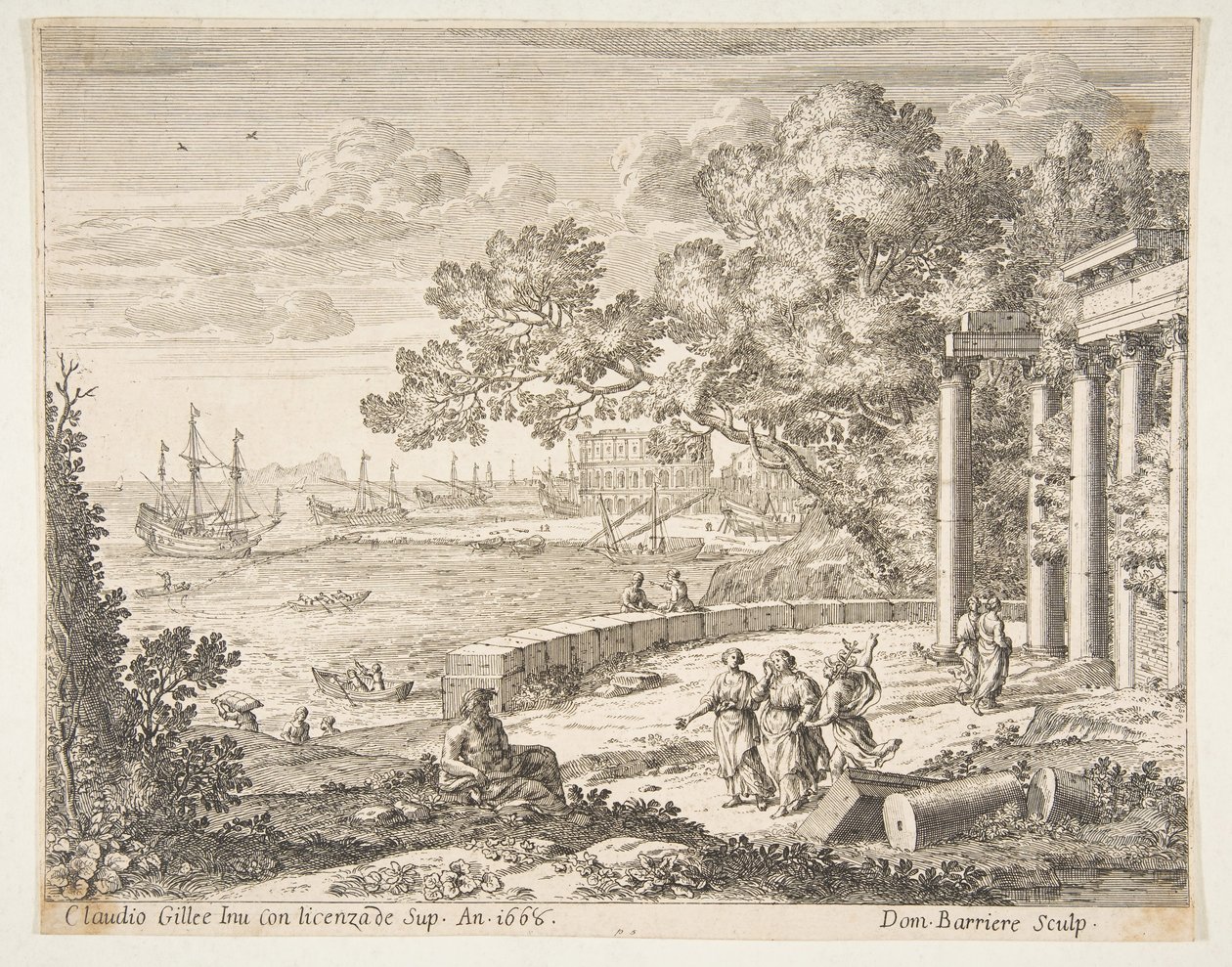 Krajina s Merkurem, 1668. od Dominique Barriere