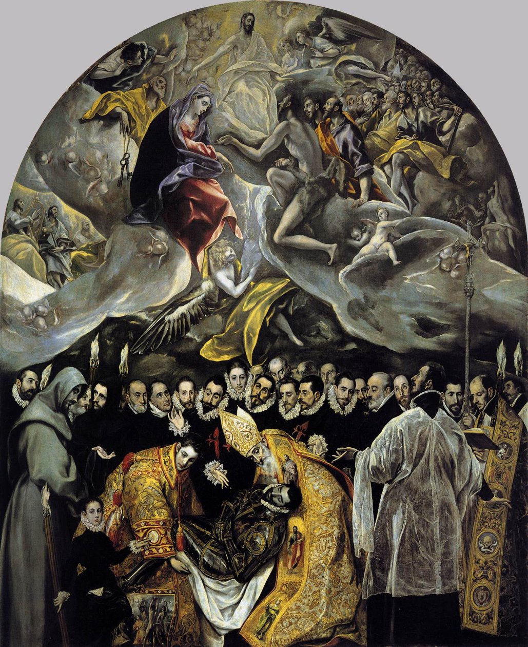Pohřeb hraběte z Orgazu od El Greco