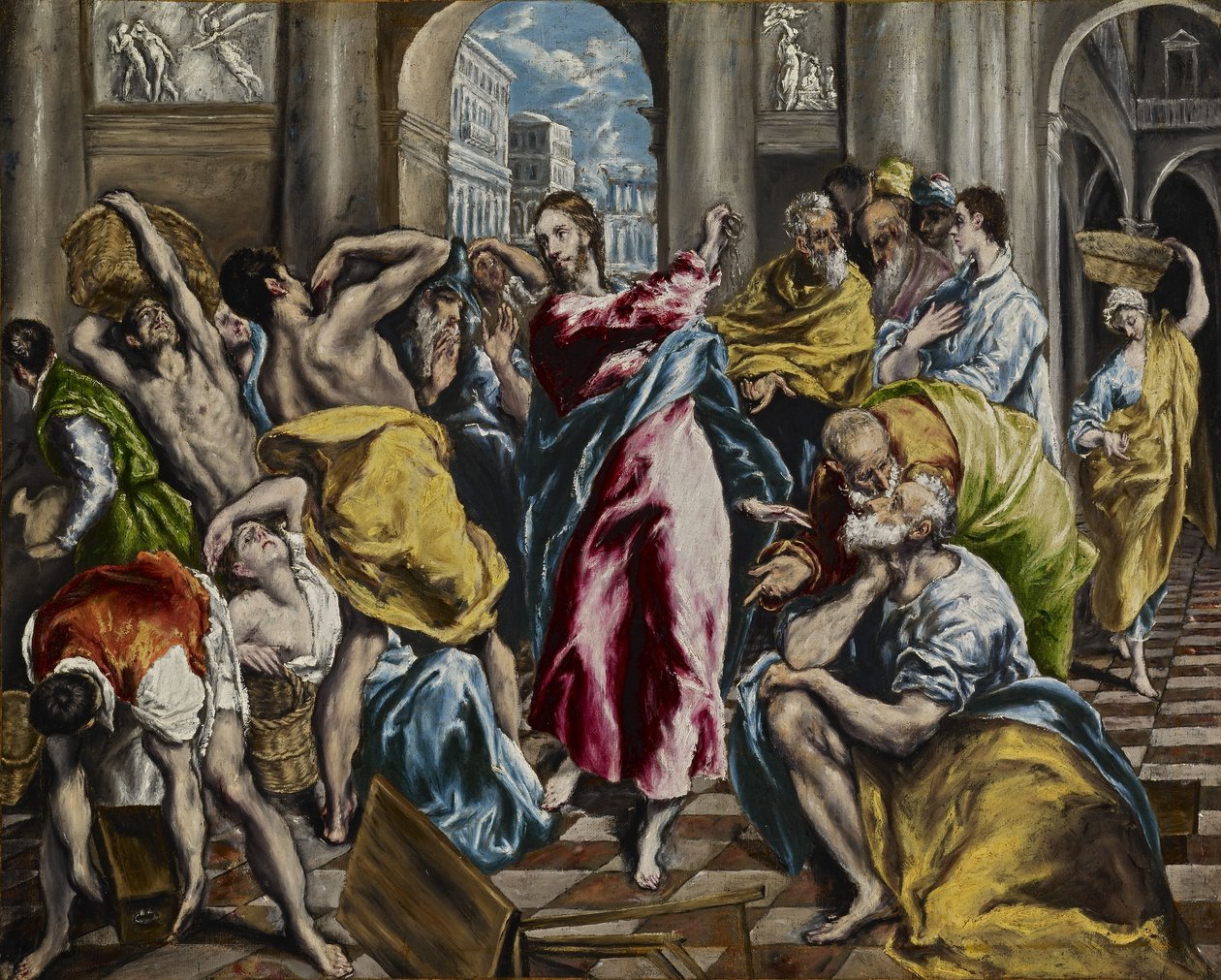 Očištění chrámu od El Greco