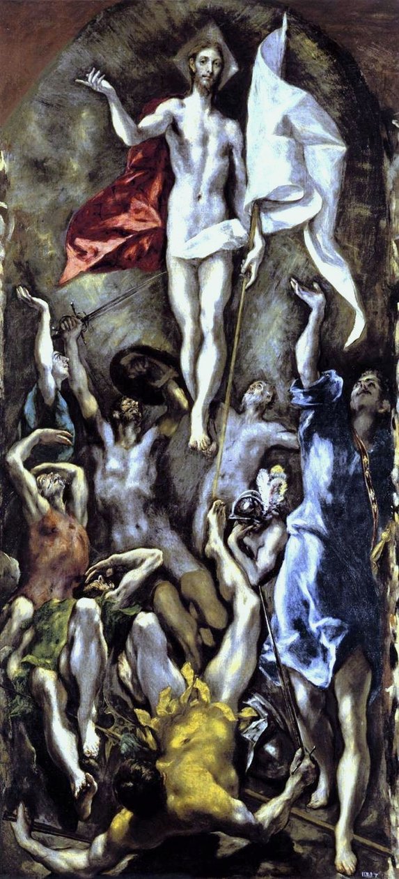 Vzkříšení od El Greco