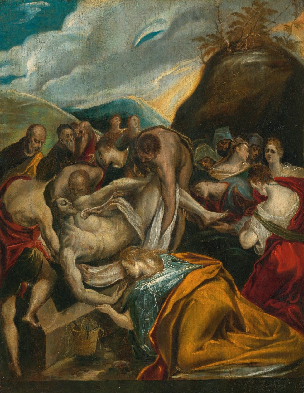 Pohřeb Krista od El Greco